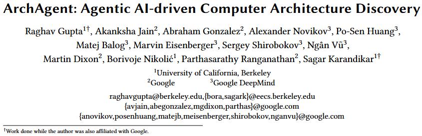 ArchAgent：AI仅用两天设计出性能提升5.3%的缓存策略，颠覆传统硬件设计