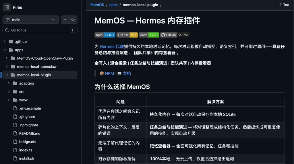 Hermes Agent 记忆管理不再乱：MemOS 插件让 AI 越用越聪明